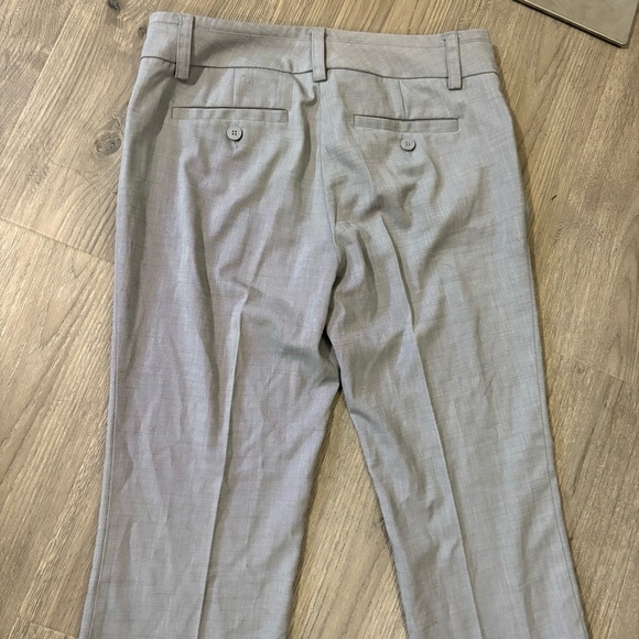 New York & Company Stretch Gray Dress Pants Straight Leg Sz 2 Mid Rise Career - Picture 7 of 8